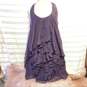 Silk Georgette Racer back dress